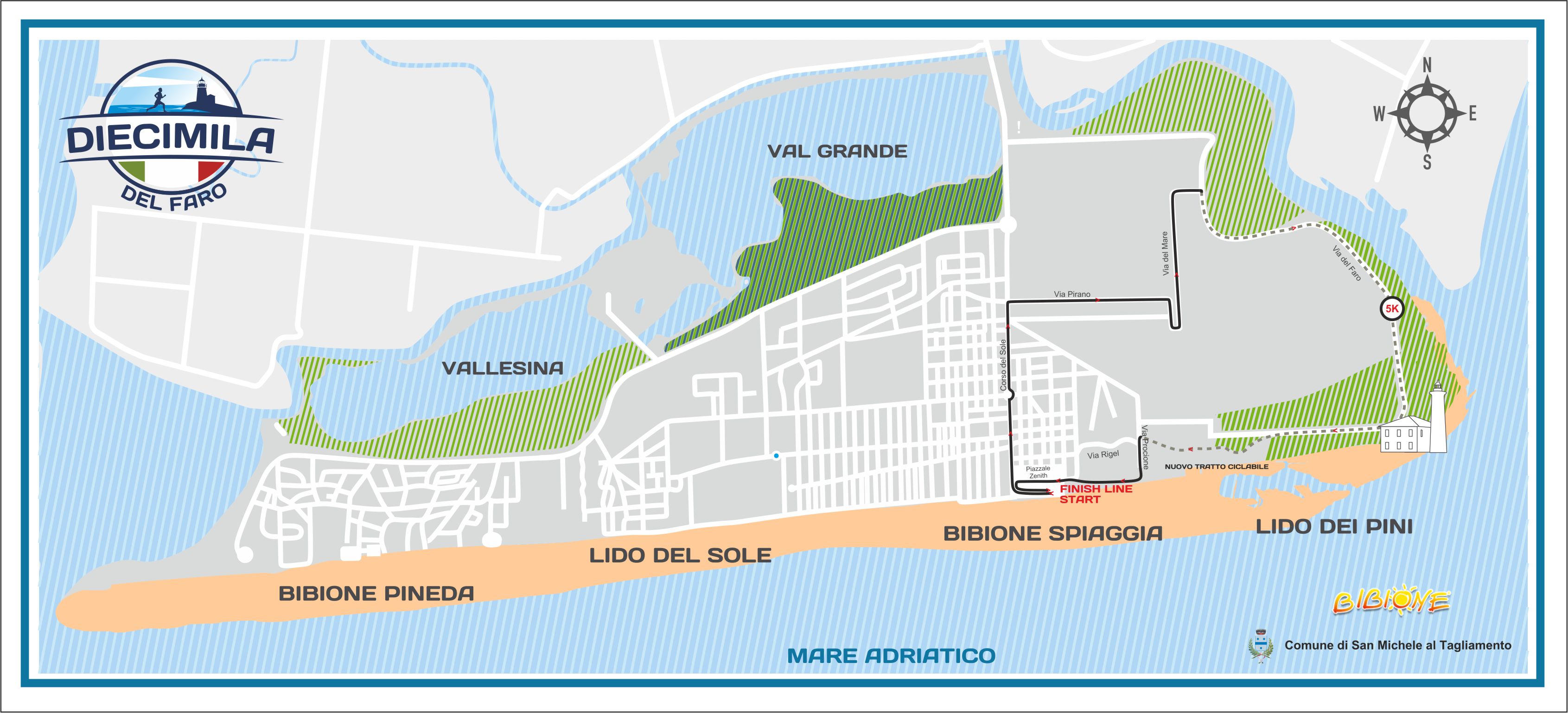 Mappa Diecimila del Faro